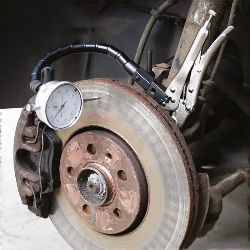 AA92-Car Brake Disc Runout Tester Brake Disc Flatness Detector Special Tools Kit For Automotive Brake Discs