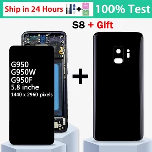 Calidad de TFT para Samsung S8 LCD G950F G950FD G9500 G950U Digitante de pantalla táctil para pantalla TOP para Samsung G950 8 Mejores Galaxy S8 LCD - №6