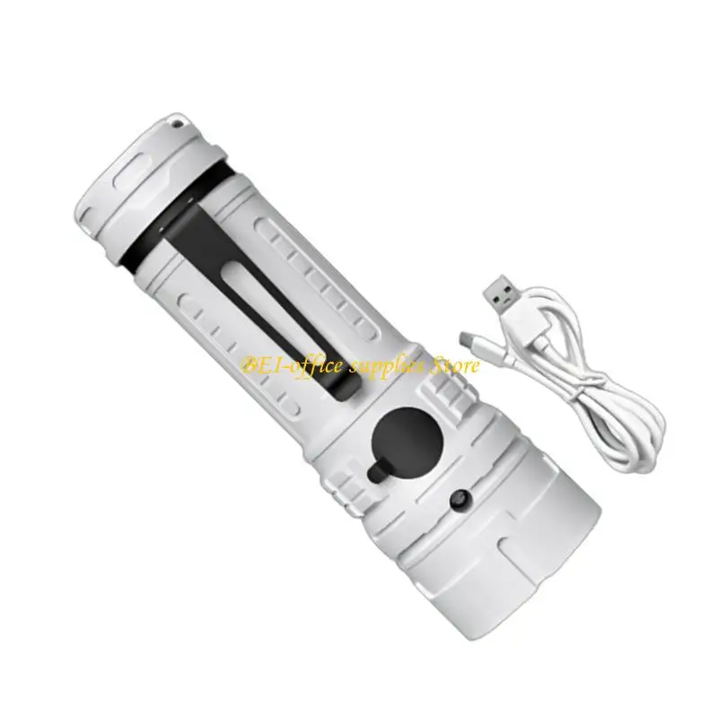 A9LC Rechargeable LED Flashlight with 3 Light Model for All Scenario, Unisex