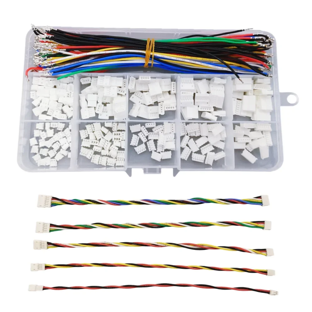 JST ZH 1.5mm Pitch Extension Cable Male Female Connector 2/3/4/5/6 Pin Housing Adapter with 28AWG Pre-Crimped Silicone Wire 15cm