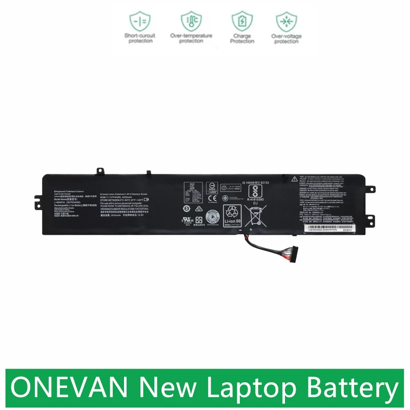 

ONEVAN New L14M3P24 Laptop Battery For Lenovo IdeaPad Y700-14ISK 700-15ISK 700-17ISK Legion Y520-15IKBA L16S3P24 L14S3P24 45wh