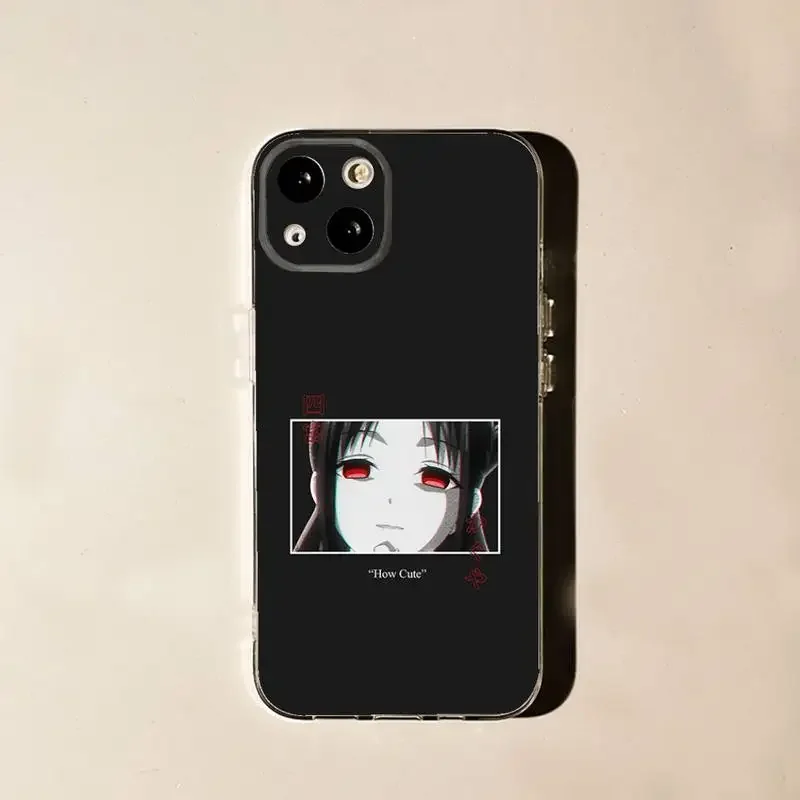 Kaguya Love Is War Phone Case For iPhone 11 12 Mini 13 14 Pro XS Max X 8 7 6s Plus 5 SE XR Transparent Shell