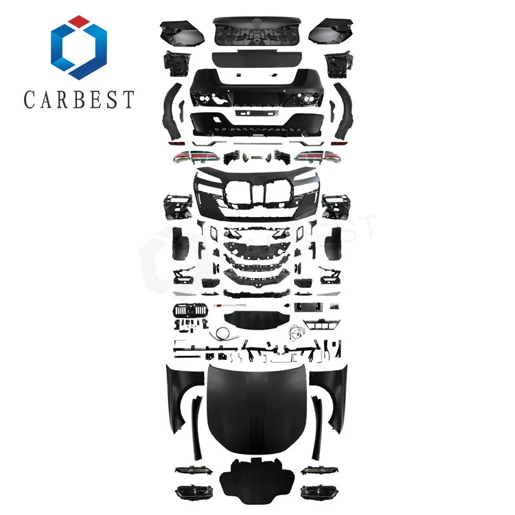 CARBEST New Style Conversion Upgrade Car Body Kit For BMW 7 Series F02 2009-2015 Upgrade To G70(2023+) Body Parts