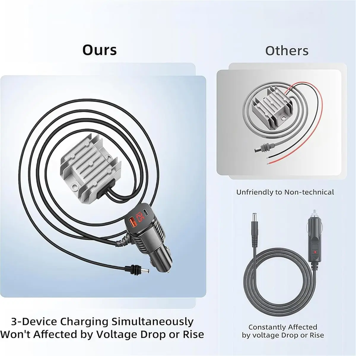 A14G For DC Step Up Converter,12/24V Step Up to 30V 3.5A Power Converter Waterproof Car Power for RV,Ships 2m