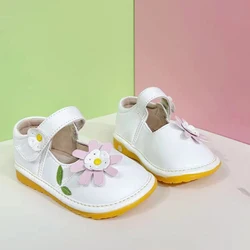 Sapatos Squeaker Soft Sole para meninos e meninas, First Walkers, sandálias para crianças, criança, bebê, 6 a 12 meses, 1 a 3 anos