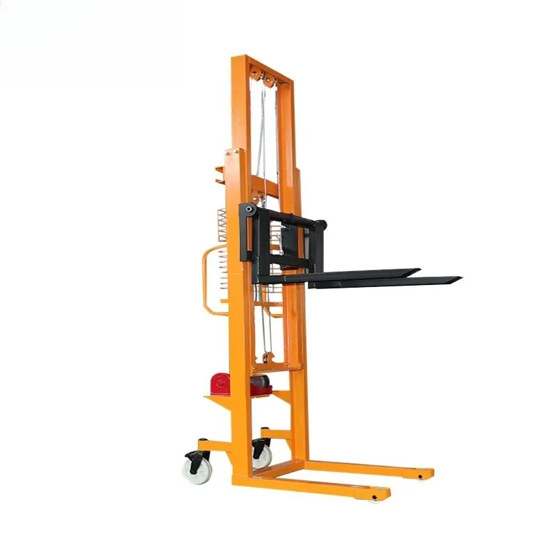 0.5 tons 1 ton semi-automatic forklift Electric loading and unloading lifting forklift 2 meters 2.5 meters 3 meters