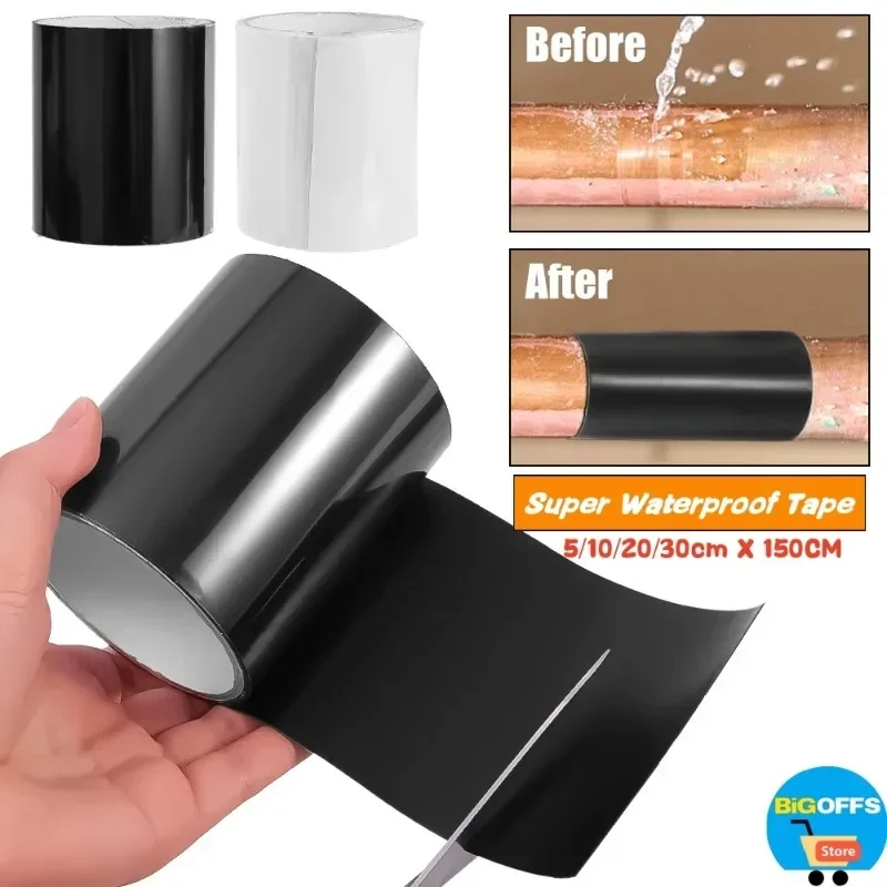 Repair Tape Patch PVC Pipe Super Strong Waterproof Tape Stop Leaks Seal Repair Tape Performance Self Fix Tape Home Adhesives