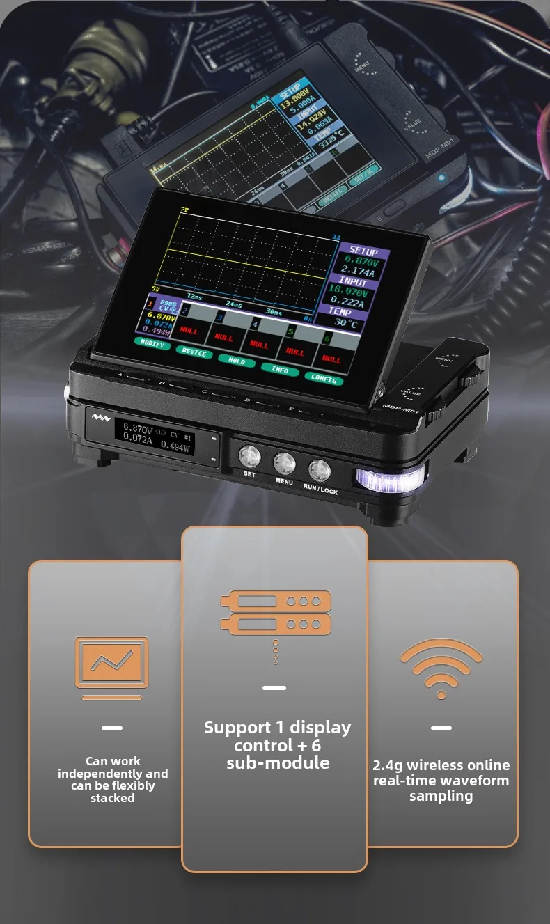 MDP-P906 Mini Digital Power Module 30V10A300W Output Continuous Adjustment Low Ripple