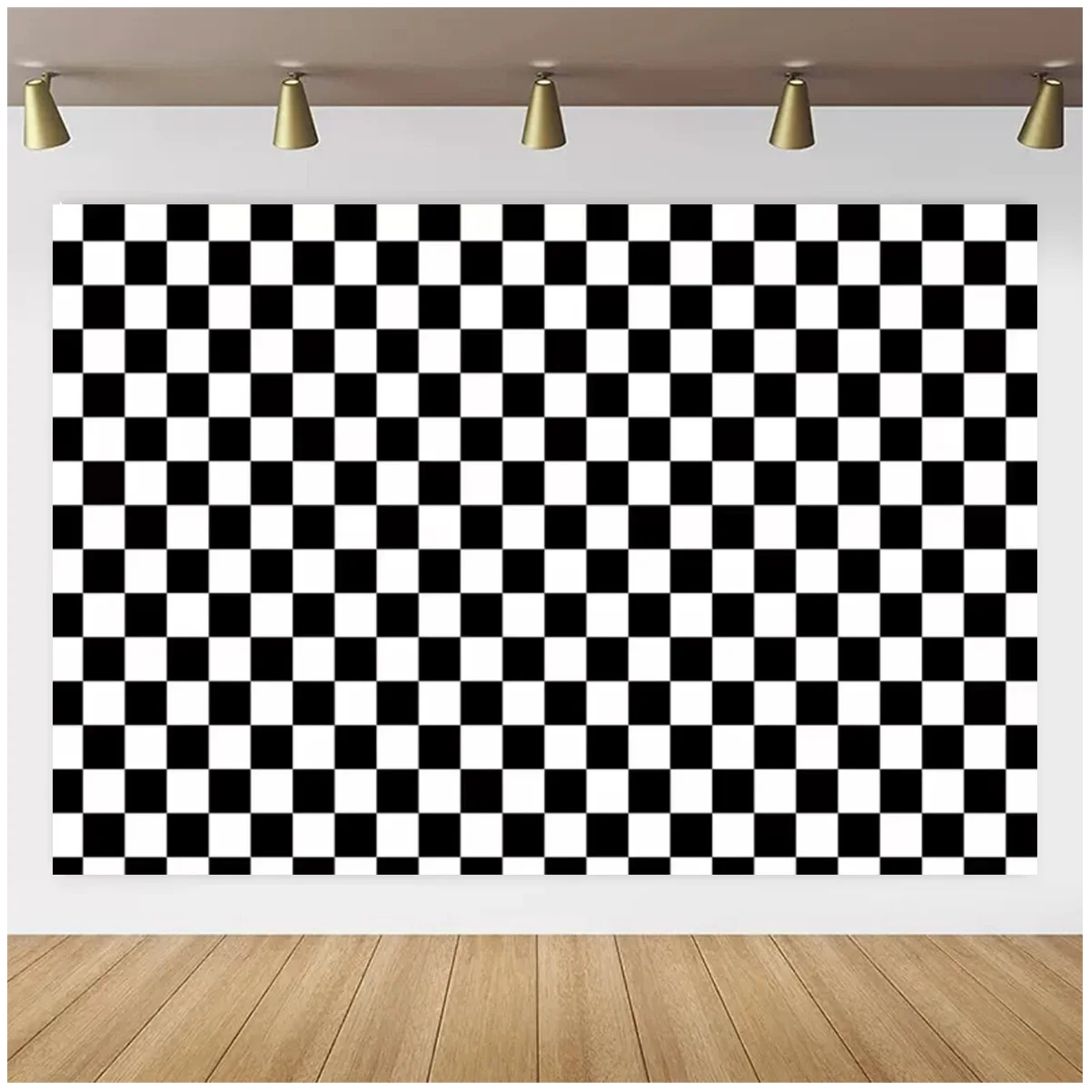 

Texture Black and White Chessboard Birthday Grid Theme Photography Background Birthday Party Decora Banner Photography Prrops