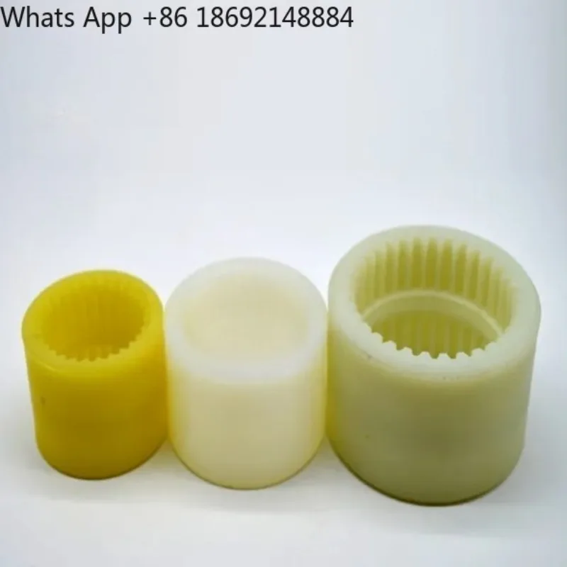 Inner Tooth Nylon Sleeve NL23456789 for Coupling Shaft Sleeve Oil Pump Motor Link Connecting Sleeve Gear  Plastic