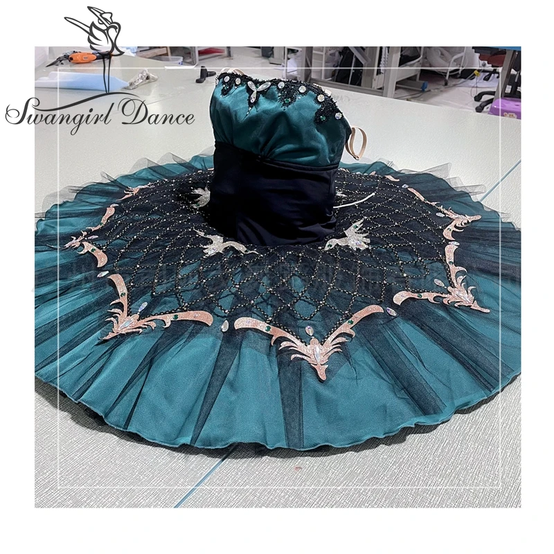 New Ballet Variation Esmeralda Ballet Tutu For Girls Performance Pancake Tutu Costumes BT4142