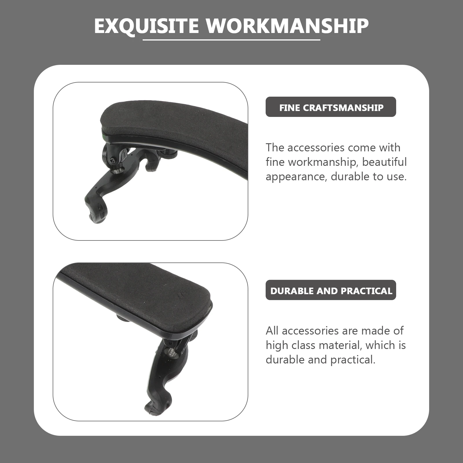 

Violin Accessories Set Shoulder Rest Part Replacement Accessory Kit Cotton Parts