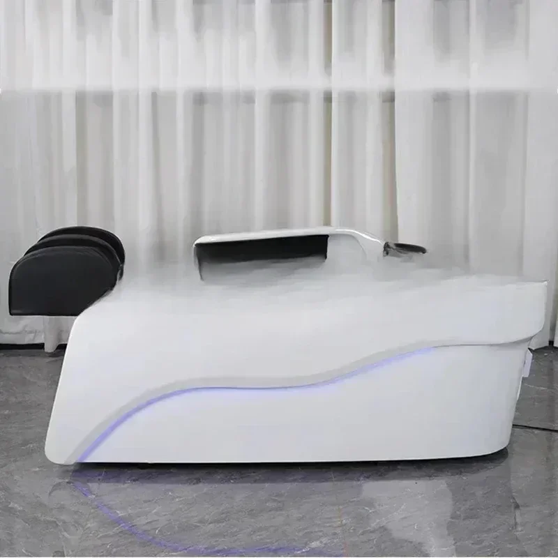 Electric Massage Shampoo Bed Hair Therapy Luxury Beauty Salon Chair Head Spa Washbasin Lavacabezas Beauty Furniture