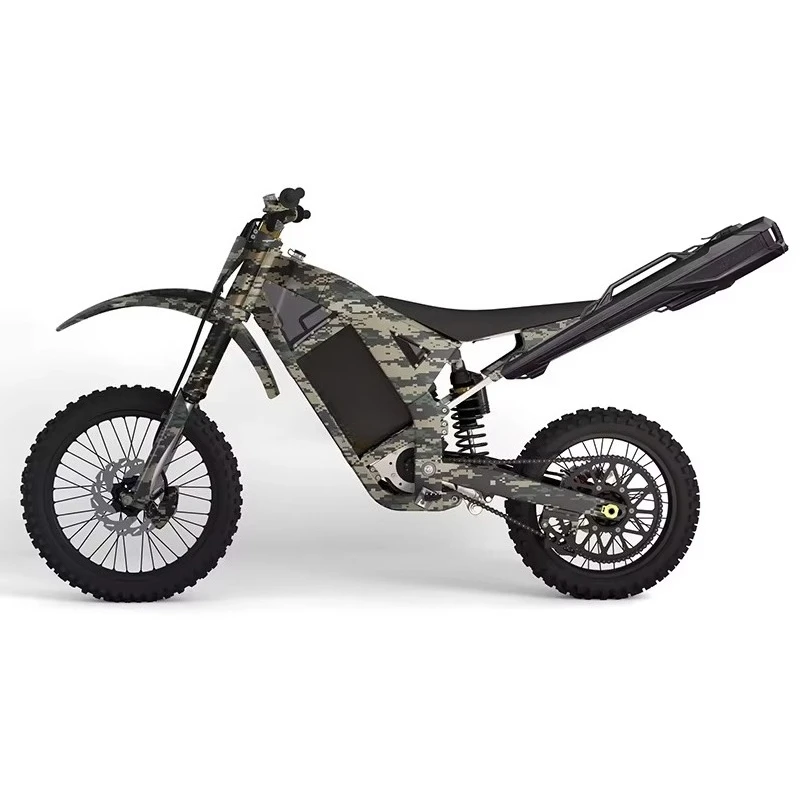 QQE Electric Motorcycle, Adult Electric Motorcycle 72V Direct Drive Axial Flow Semi-Solid Replaceable Battery Off-Road Endurance
