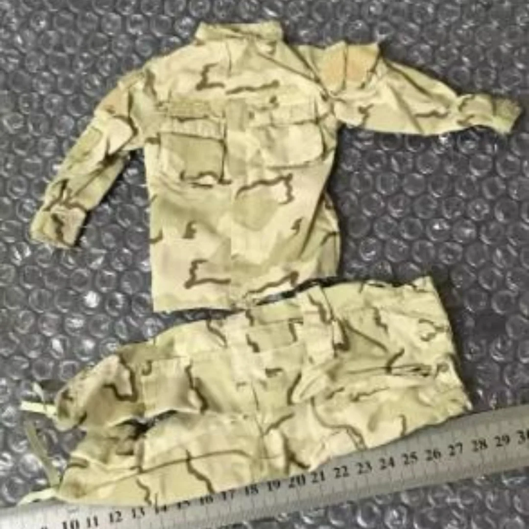 

Комплект одежды для фигурки солдата: песочная униформа, жилет, куртка, брюки, масштаб 1/6, для 12-дюймовых фигурок, модель для 12-дюймовых фигурок, для тела фигурки.