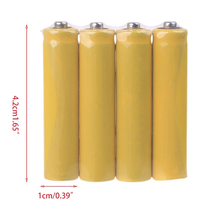 4Pcs No Power 10440 LR03 AAA Dummy Fake Battery Setup for Shell Placeholder Cylinder Conductor for AAA Battery Eliminato