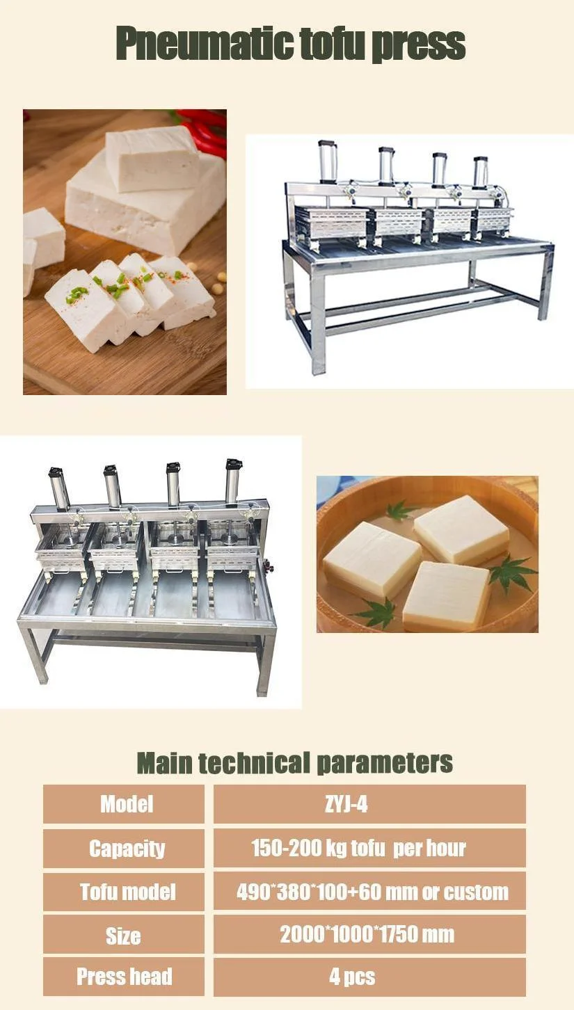 Maszyna do produkcji tofu w cenie fabrycznej, prasa do mleka sojowego i tofu, wielofunkcyjna maszyna do produkcji tofu i soi.