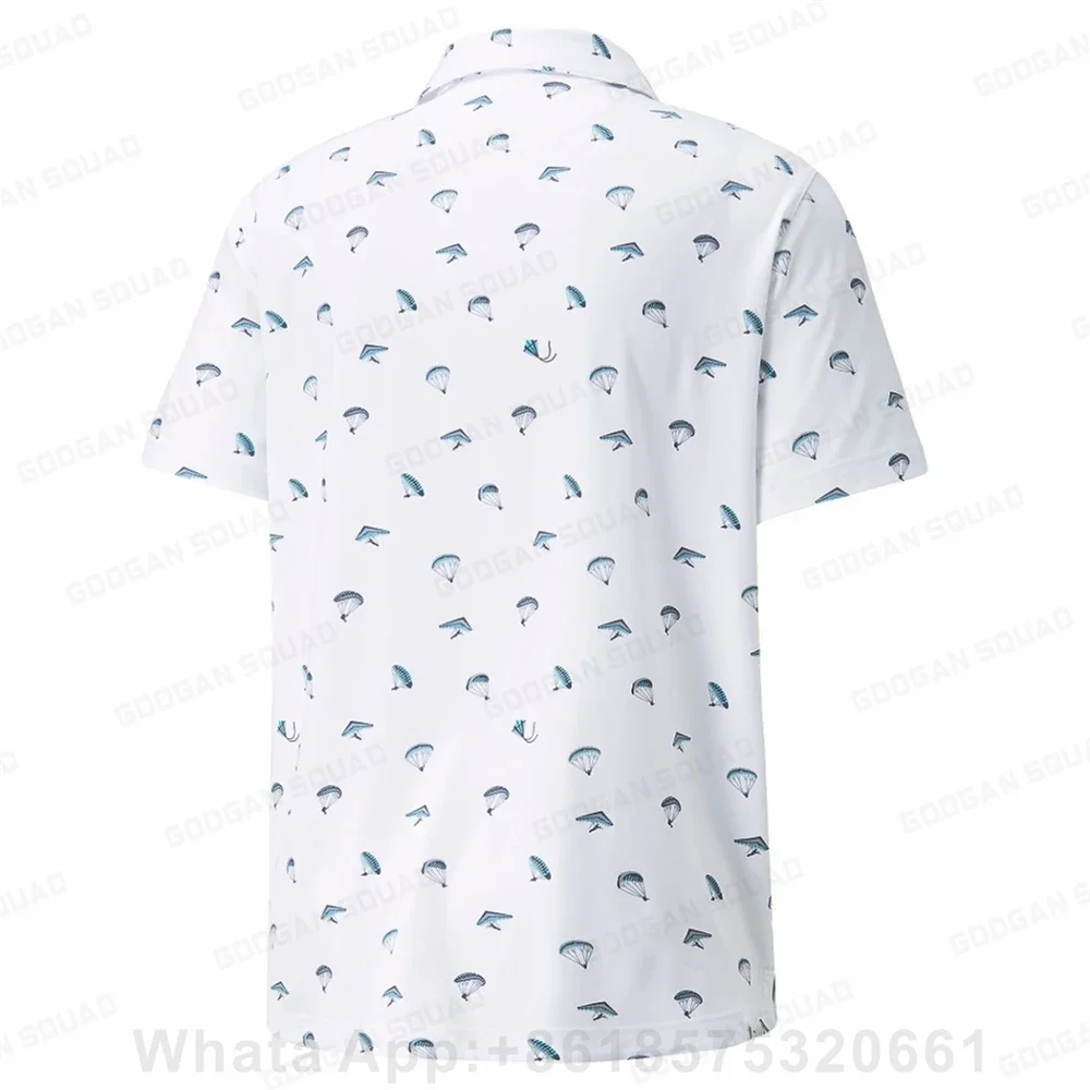 2023 New Summer Men Polo Shirt Casual Fashion Short Sleeve Quick Dry Fishing Golf T-shirt Tops F1 Racing Clothing Plus Size view 4