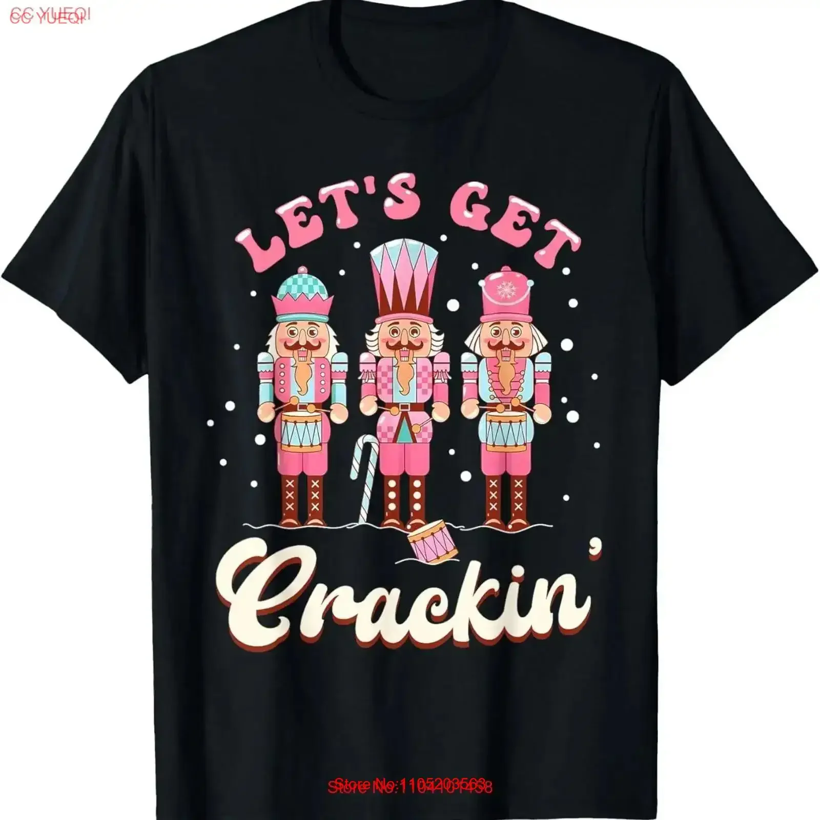 Lets Get Crackin Three Nutcrackers Christmas Kids T Shirt vintage Washed Versatile graphic Unisex Soft streetwear Comfortable
