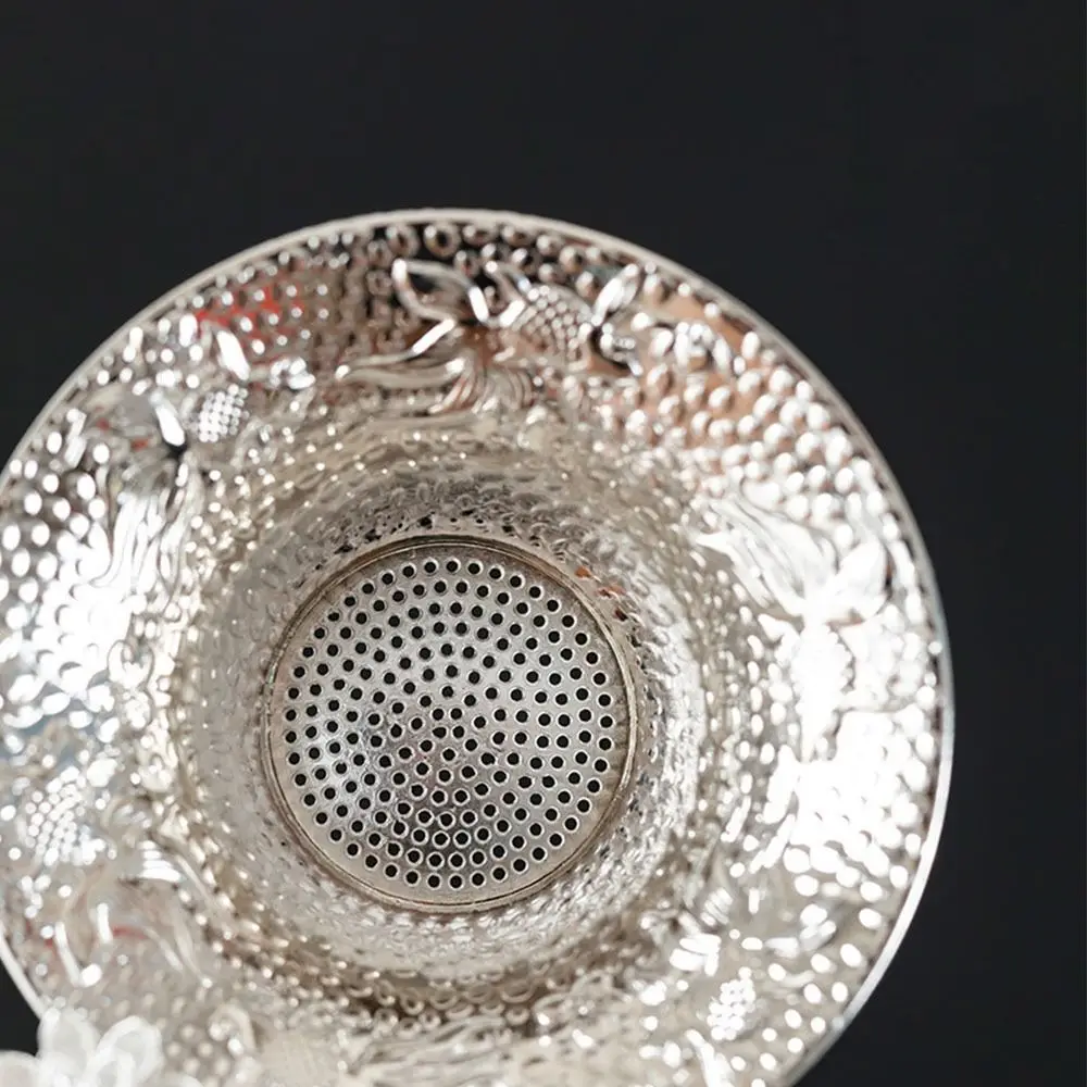 Durable Mental Tea Strainer Useful with Handle Tea Strainer Mesh Tea Leaf Infuser Teaware
