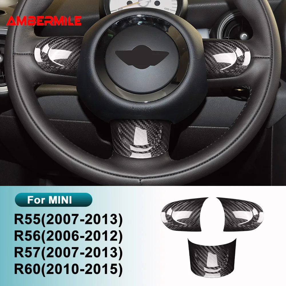 

Car Console Navigation Screen Surround Cover Real Carbon Fiber Sticker for Mini Cooper Countryman JCW F60 Interior Upgrade Kit