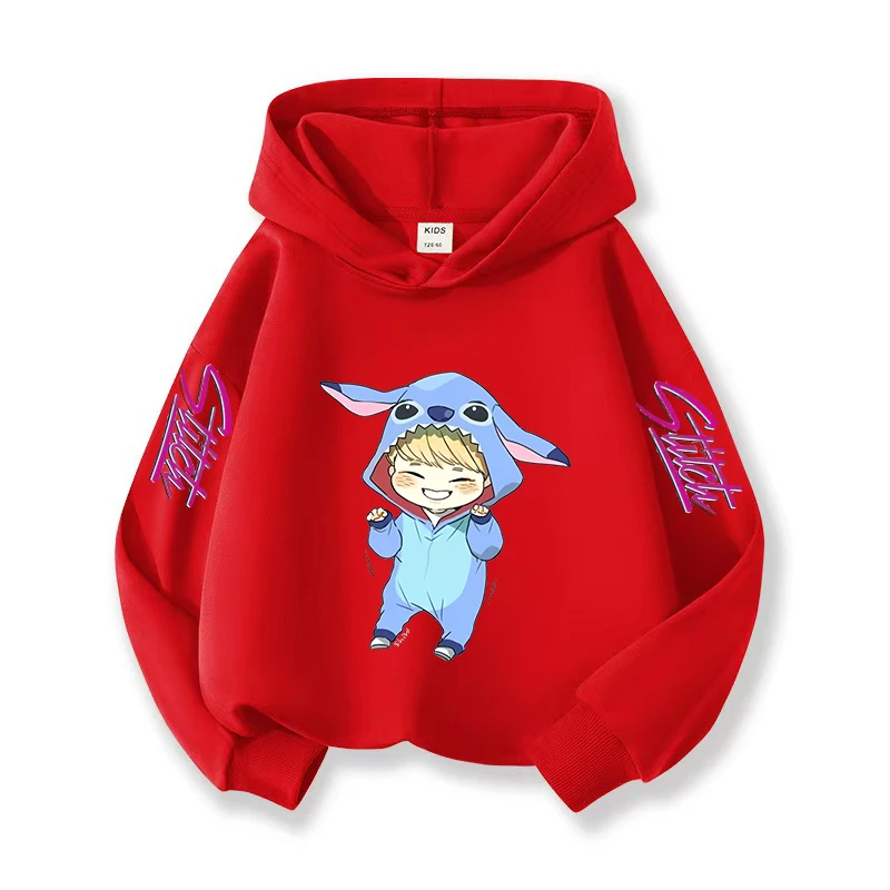 ديزني غرزة هدية عيد الميلاد للفتيات مقنعين البلوز الأطفال السترة الشتاء الراحة ارتداء الكرتون تصميم النسيج الناعم