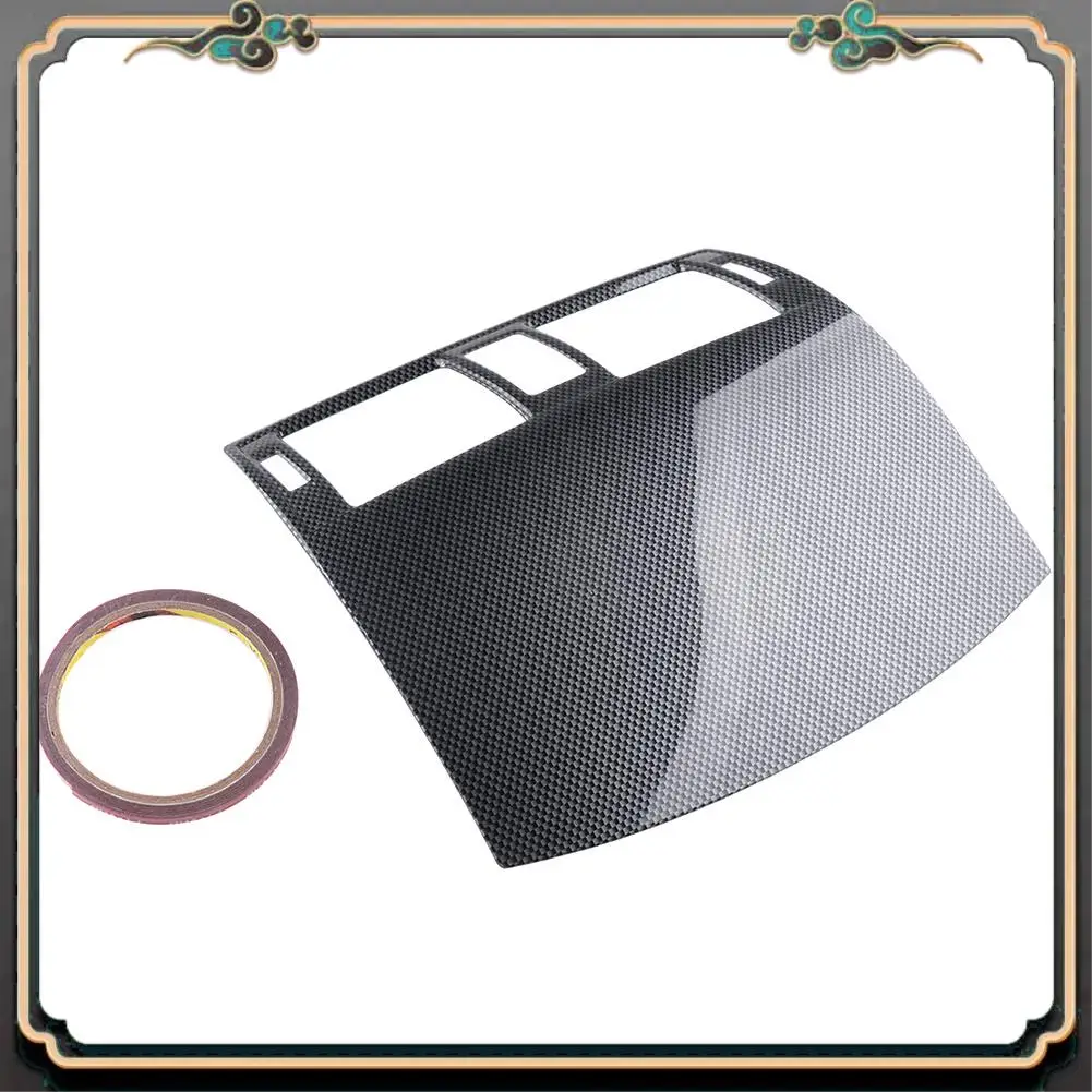 M45K-ألياف الكربون سيارة وحدة التحكم المركزية منفذ الهواء تنفيس غطاء الكسوة لتويوتا كورولا 2007 2008 2009 2010 2011 2012 2013 #5