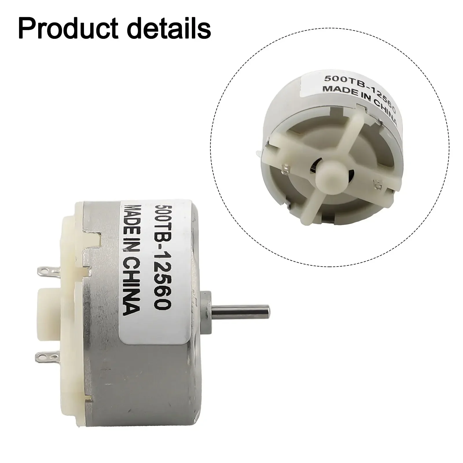 3V-12V Motor DC Motor Enduring Construction High-Quality Materials Permanent Magnet Design DIY Projects Minimal Noise For Alarm
