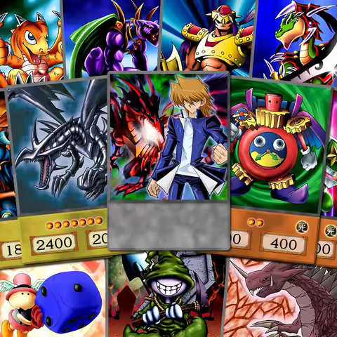 100pcs/set Joey Wheeler Retro Deck Collection Cards Classic Signature Card YGO Duel Monsters Era Vintage Anime Style Orica