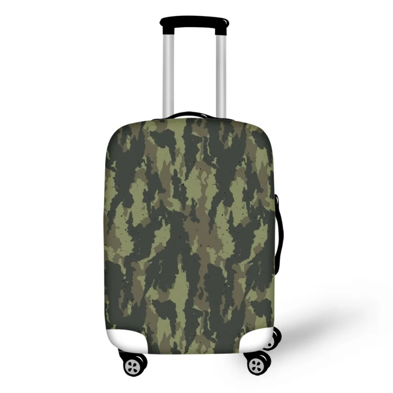 Colorful Camouflage Pattern Suitcase Covers Removeable Luggage Cover Protective Trolley Case Travel Accessories for 18-32 Inch