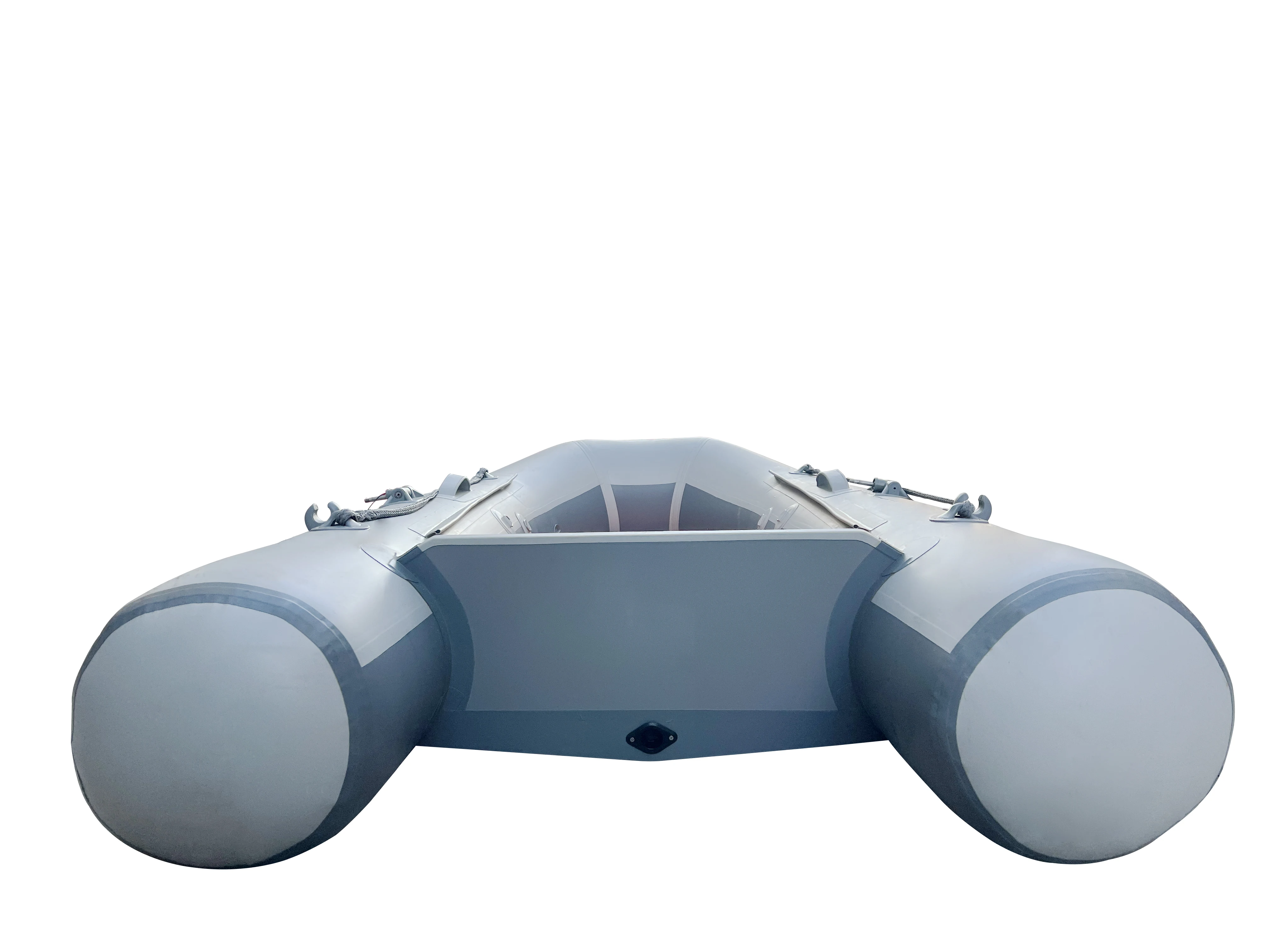 China's Durable PVC Inflatable Aluminum Floor Fishing Boat 5-Person Sit-On-Top for Lake River Rowing Kayak Use Outdoor-Friendly