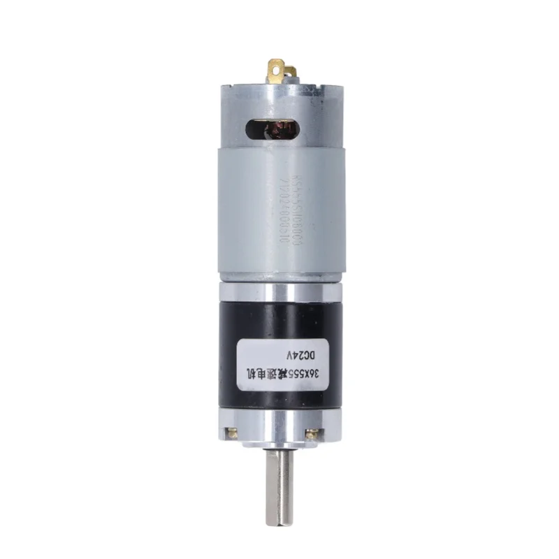 DC24V Self Locking Worm Gear Motor CW CCW High Torsion Speed Reduction Motor 700mA 36X555 300RPM