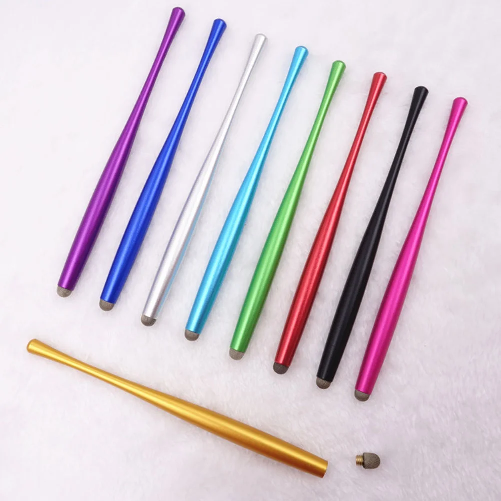 

2pcs Long Touch Screen Pen Slim Waist Metal Stylus Pen for Tablets Cell Phones (Random Color) Tablets Stylus