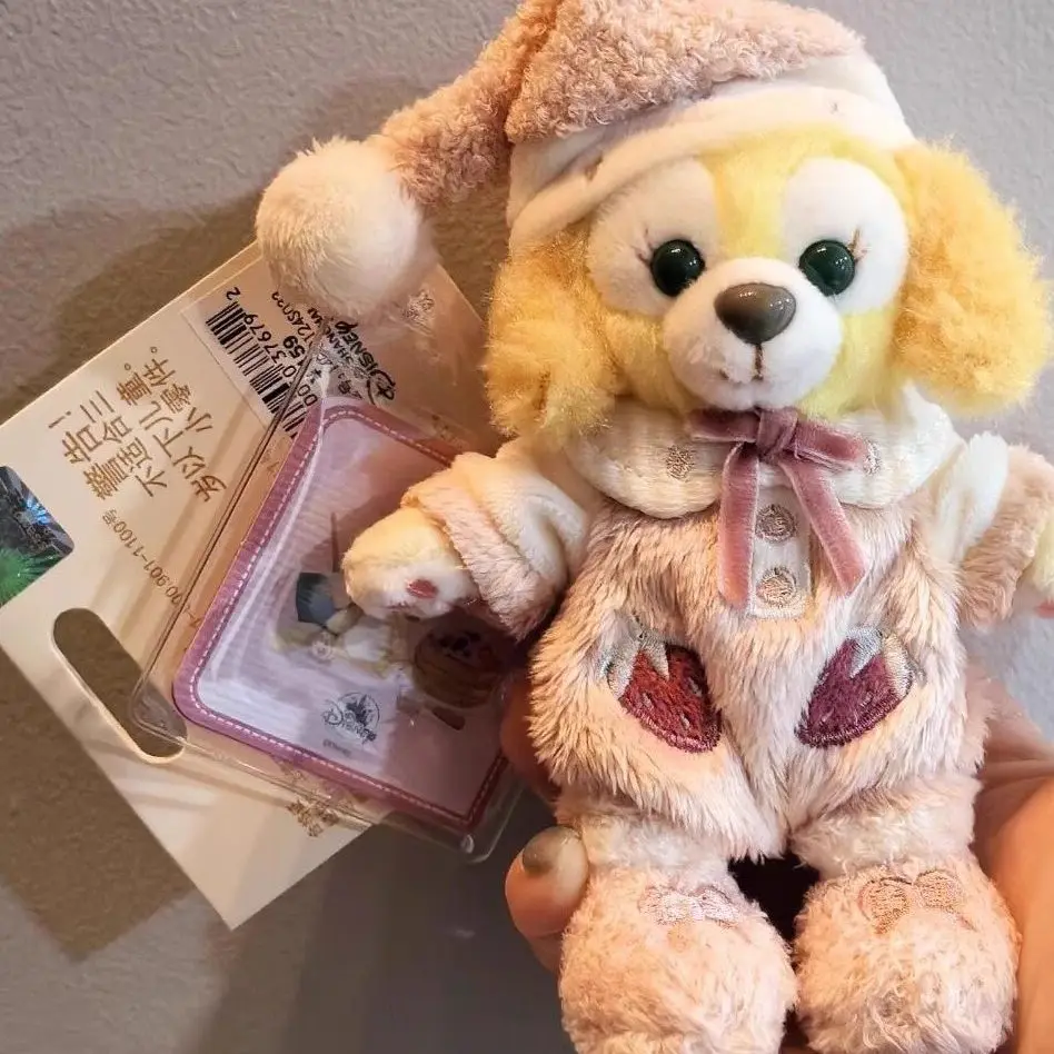 ginza-christmas-plush-keychain-lazy-cake-pendant-chef-dog-bag-decorations-soft-toy-christmas-theme-bag-accessories