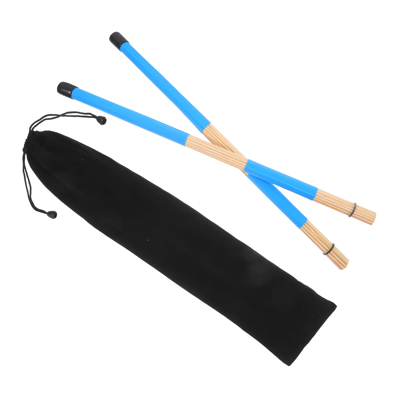 

19 Wooden Drum Rods Bamboo Percussion Dowels Comfortable Grip MultiRod Accessories Jazz Folk Suitable Durable Material Compact