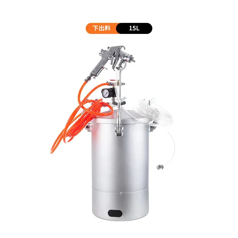 2L 10L 15L Pneumatic Colorful Paint Latex Paint Machine, Pressure Barrel Tank, Imitation Stone Spray Paint Gun
