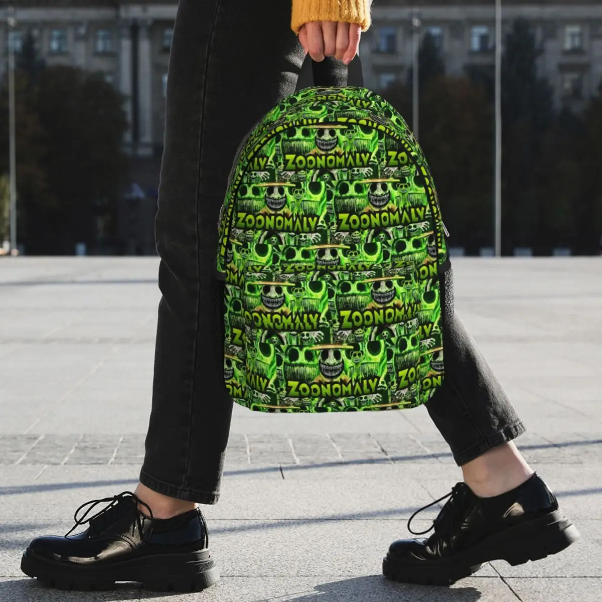 Zoonomaly Cartoon Steam Game Backpack Student BookBag Boys Girls School Bag Laptop Shoulder Bags