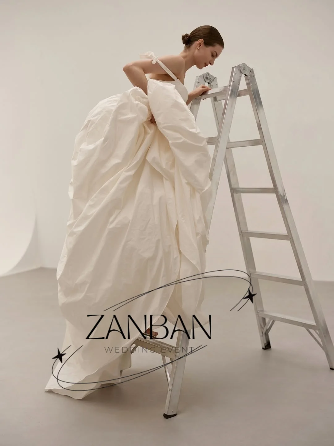 ZanBan Modern New  A-Line Wedding Dress 2026 Spaghetti Strap Sleeveless customized Bride Gown Princess Party Vestido de Noiva image 5