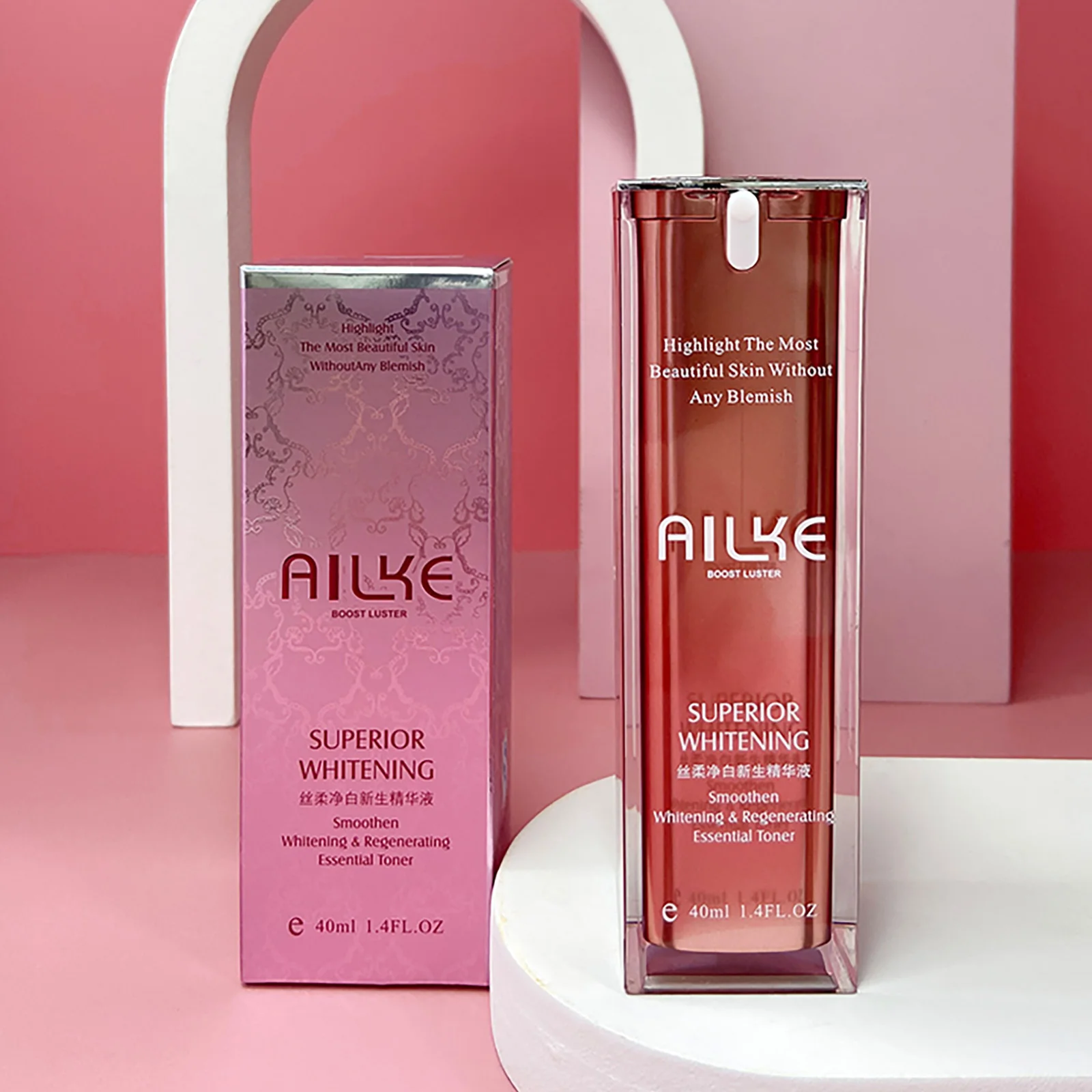 

AILKE Rose Facial Cleanser, Women Whitening Moisturizing Cleaning Cleaner, Hydrating, Reduce Dark Spots, For All Skin Types