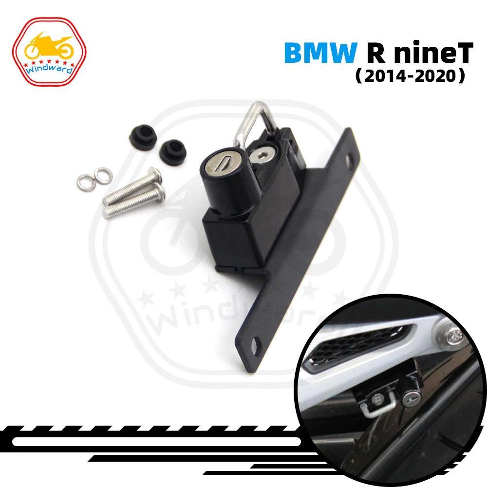 

Motorcycle Helmet Anti-theft Safety Lock Password Lock Helmet Lock Left Fits For BMW R NineT 2014 2015 2016 2017 2018 2019