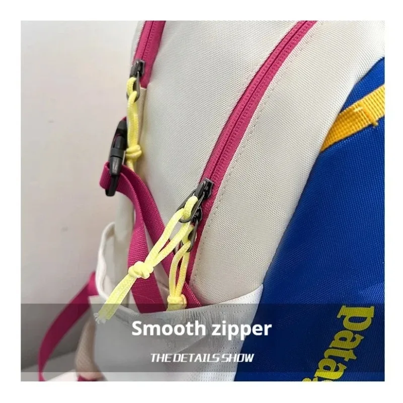 جديد با حقيبة كتف مزدوجة اللون المتناقضة حقيبة كتف الرياضة في الهواء الطلق اللون المتناقضة حقيبة يد الموضة المشي لمسافات طويلة دراجة نارية