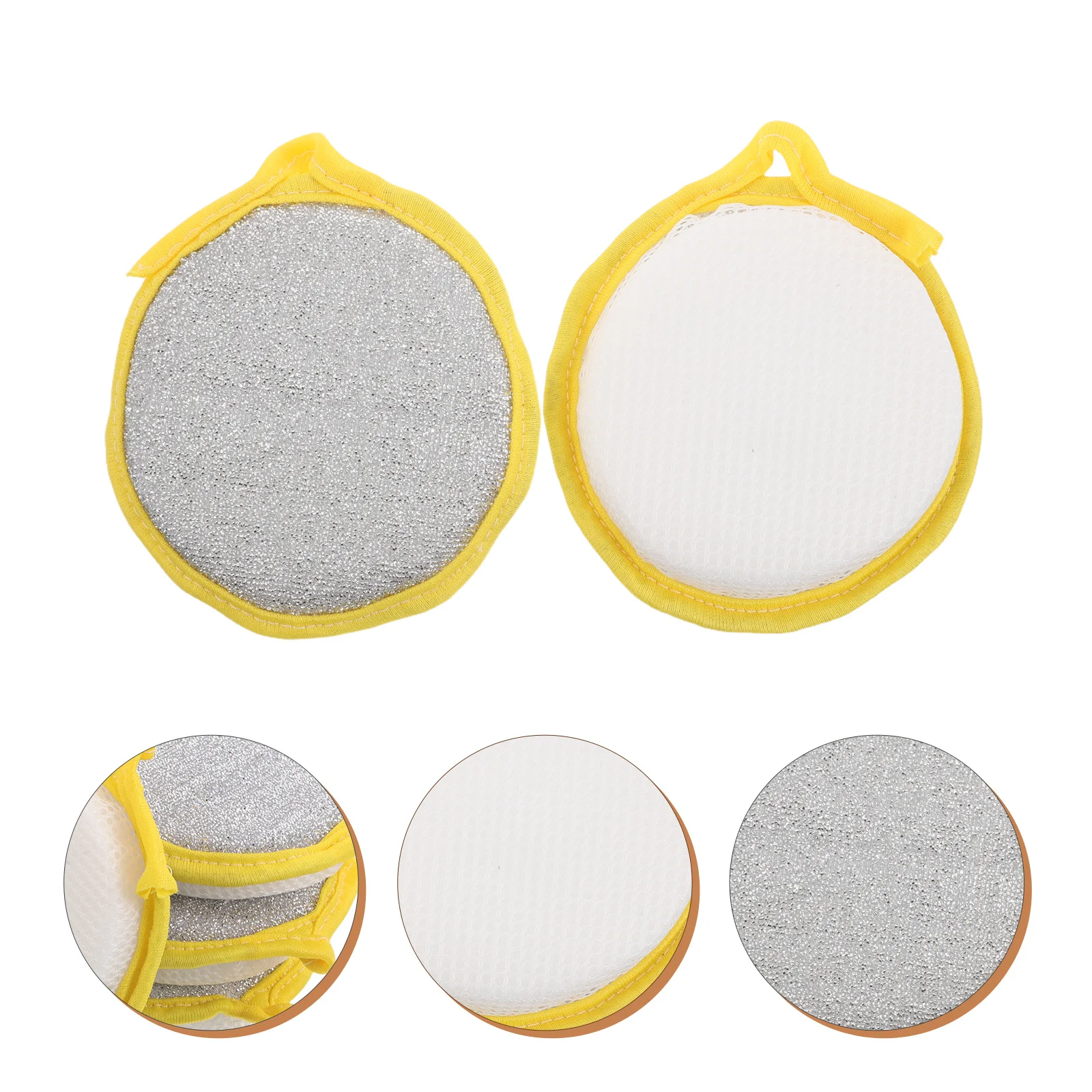 

30Pcs Multi Functional Sponges - Dual Side Scouring Pads for Cookware Countertops Vegetable Scrubbing Supplies