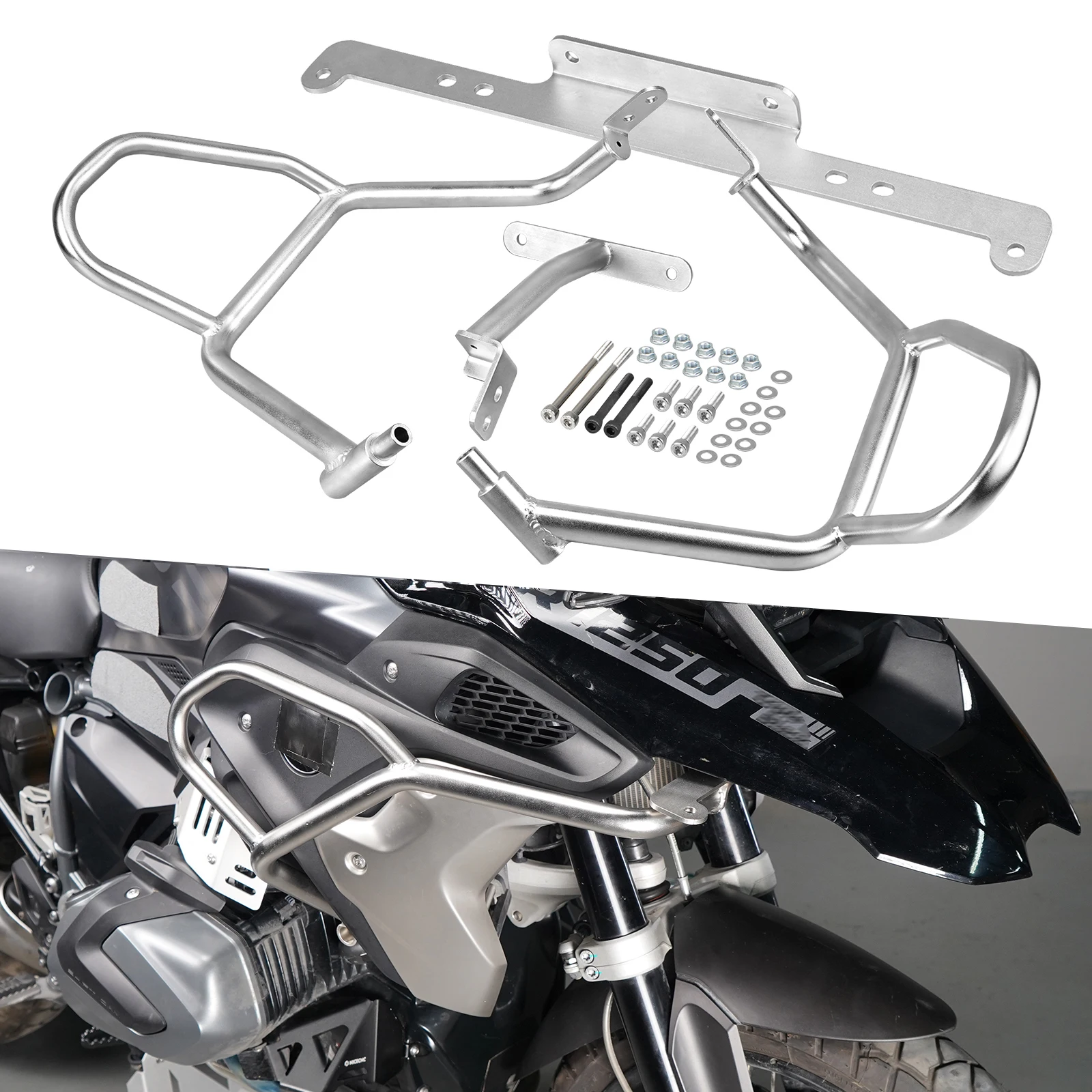 

Motorcycle Engine Guard Bumper Stainless Steel Upper Crash Bars for BMW R1250GS R1250 GS R 1250 GS 2019 2020 2021 2022 2023 2024