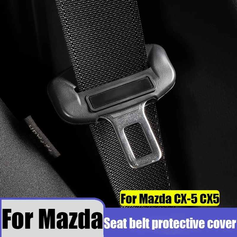 For Mazda CX-5 CX5 2017-2025 seat belt anti noise protection cover scratch resistant car interior decoration modification parts