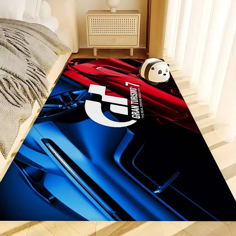 G-Gran-Turismo Bathroom Mat Anti-slip Absorb Water Long Strip Cushion Bedroon Mat Welcome Doormat
