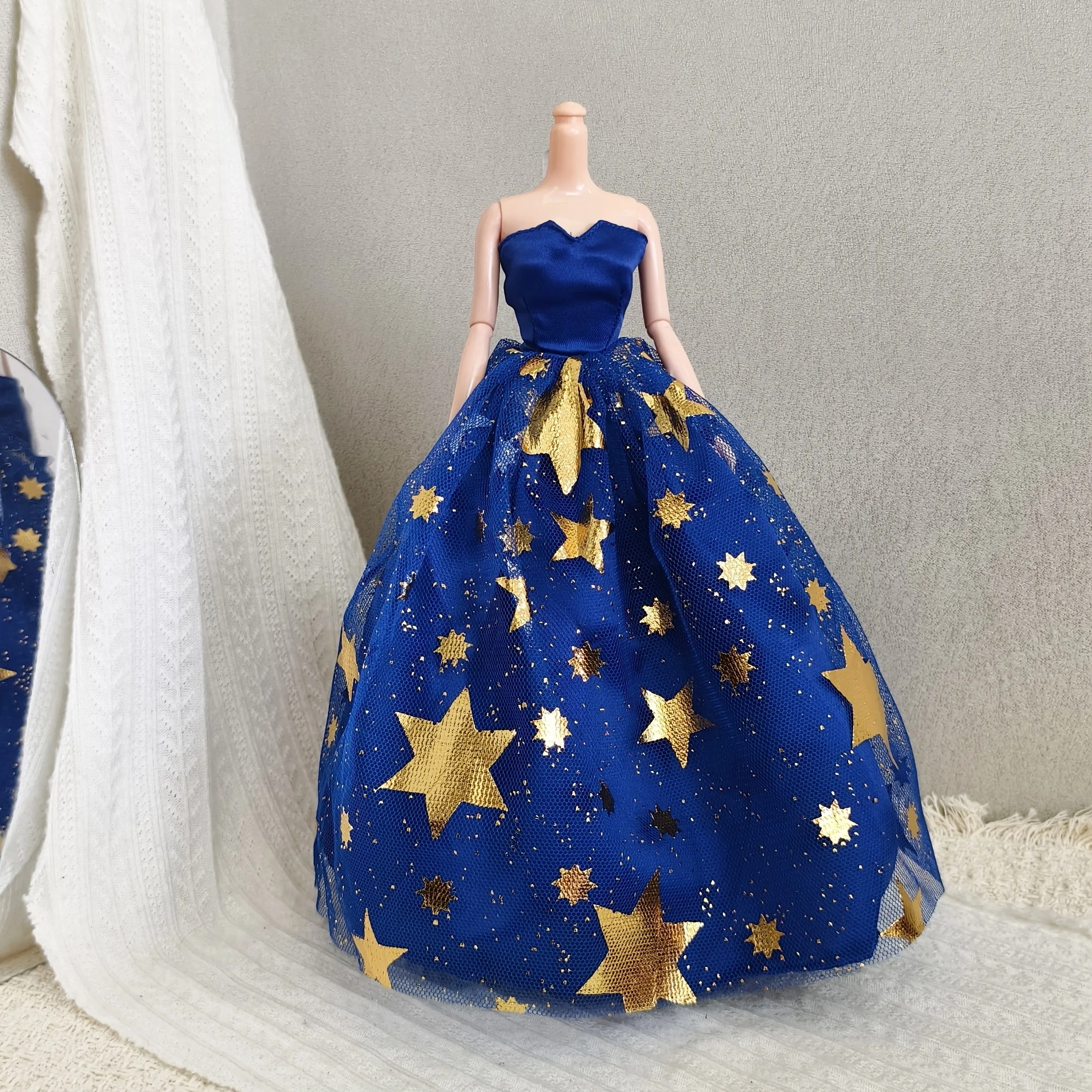 15 Styles Sweet Wedding Dress Blingbling Stars Fantasy Evening Gown For 1/6 FR Babi Supermodel Doll 30cm Doll Clothes Parts