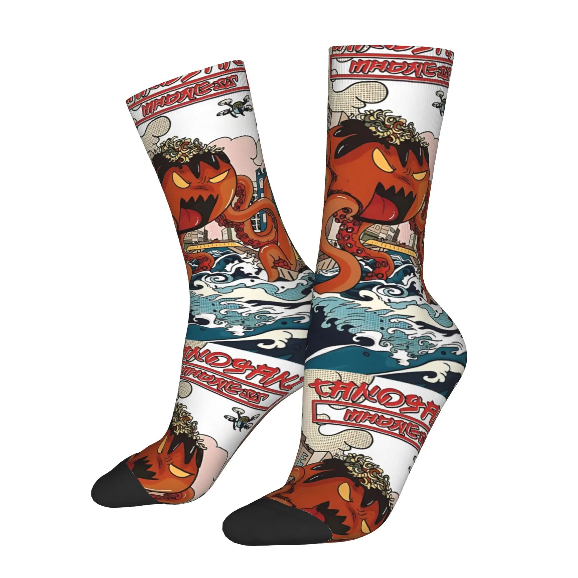 

Takoyaki Madness Unisex Winter Socks Happy Socks Street Style Crazy Sock