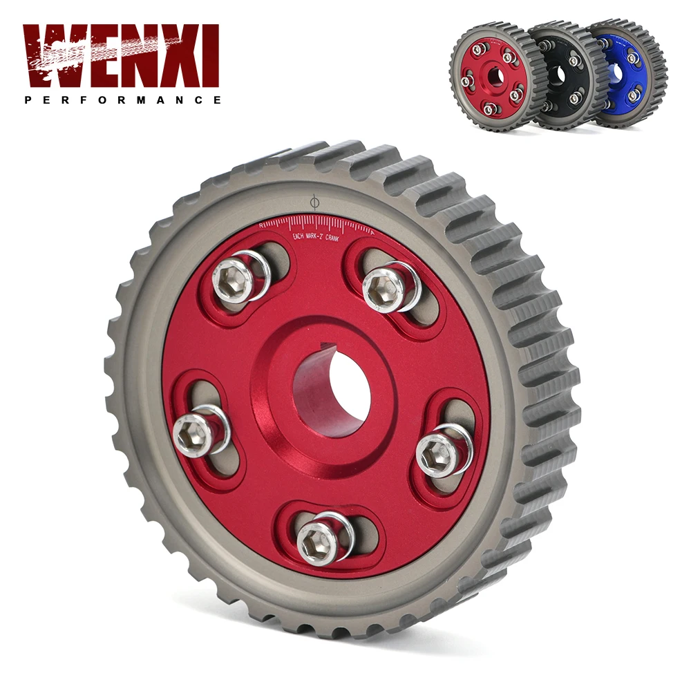 Adjustable Cam Gear Alloy Timing Gear FOR HONDA SOHC D15/D16 D-SERIES ENGINE CAM PULLEY PULLYS GEARS 1PCS WX6542