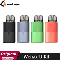 Clearance! Original Electronic Cigarette GeekVape Wenax U Kit 1000mAh Battery 20W Vape Fit U Pod Cartridge 2ml Type-C Vaper