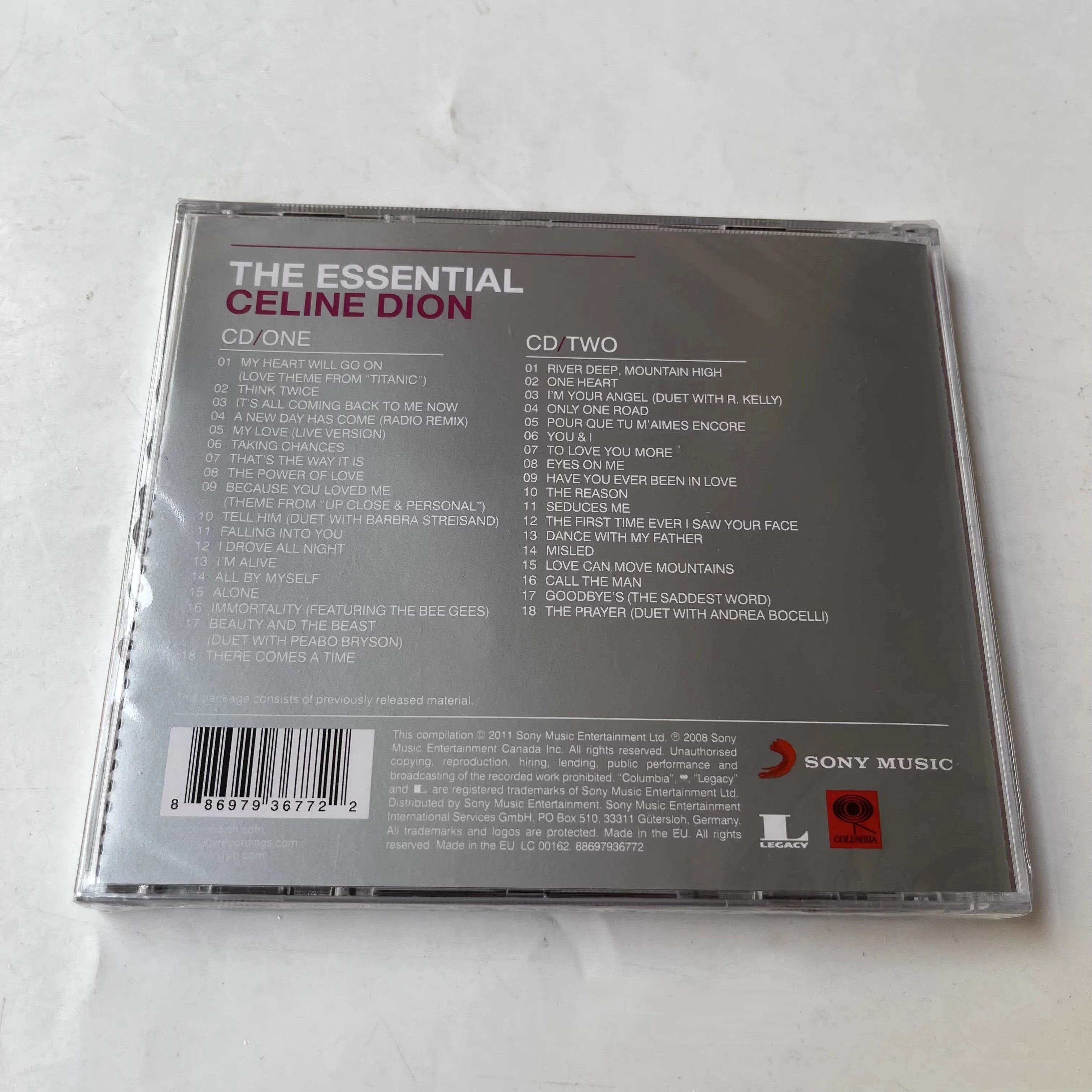 Pop Celine Dion Music CD The Essential Collection Album Think Twice 2pcs Music Record Cosplay Walkman Car Soundtracks Box Gifts - view 2